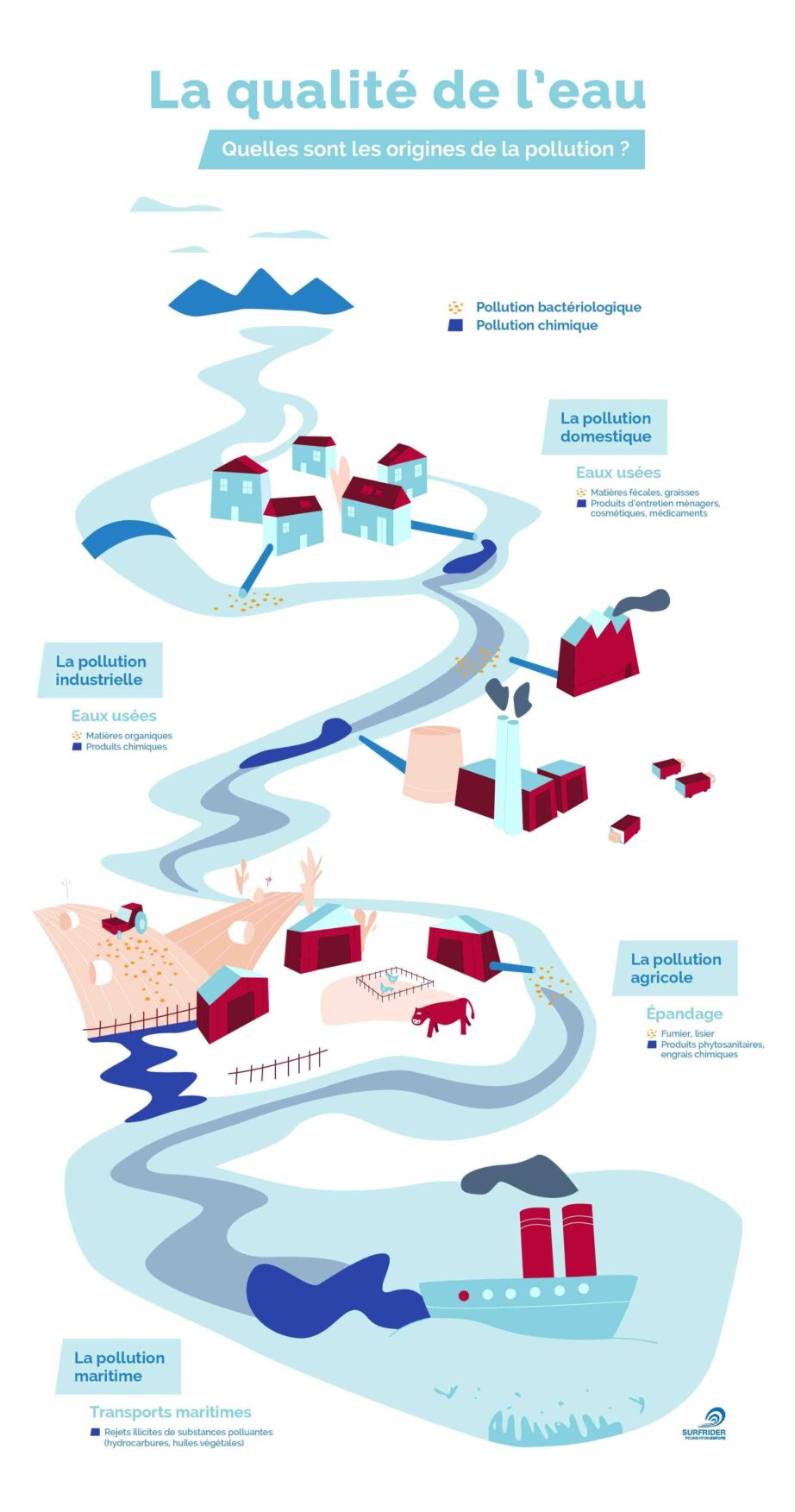 Quelles sont les conséquences de la pollution marine ?
